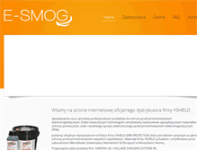 Tablet Screenshot of e-smog.pl